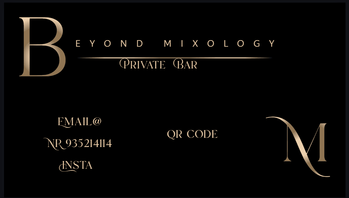 Beyond Mixology Verso